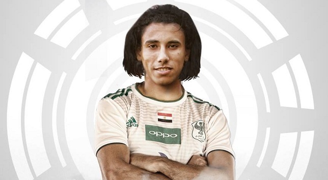 صورة عبد الرحمن زين لاعب نادي المصري البورسعيدي