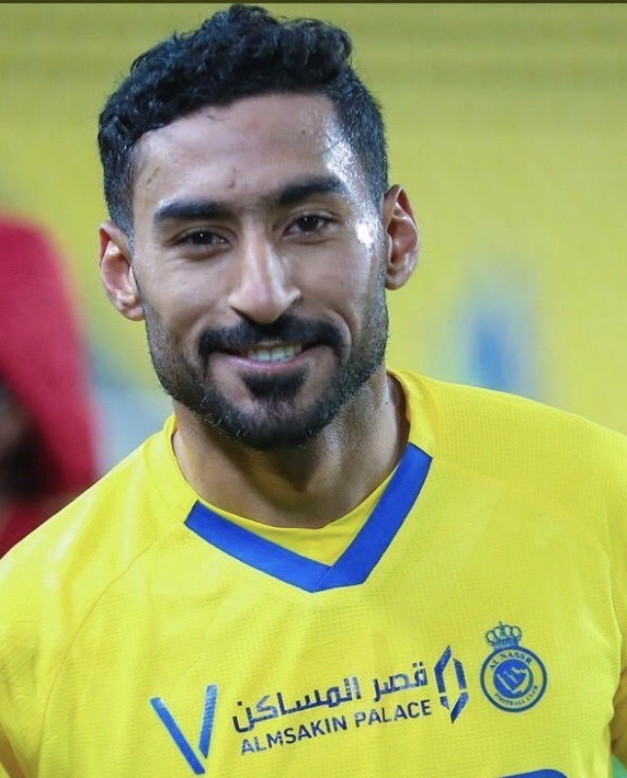 صورة علي صادق الحسن لاعب نادي النصر
