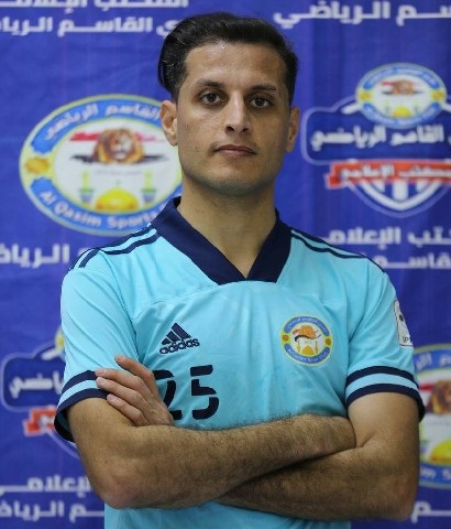 صورة علي عصام لاعب نادي القاسم