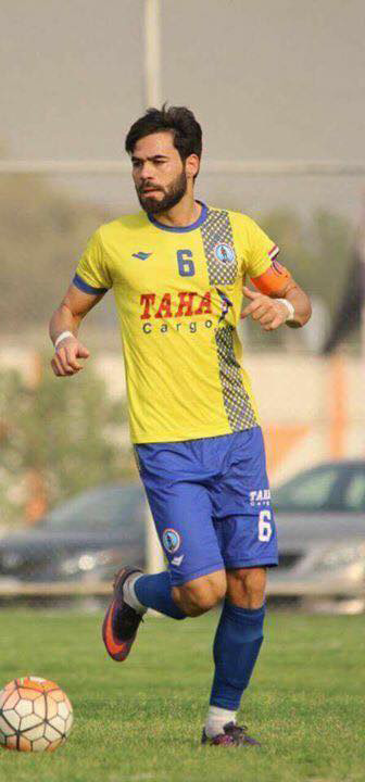 صورة علي حسين لاعب نادي امانة بغداد
