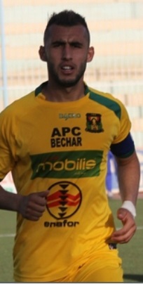 صورة جيلالي بن مبارك ترباح لاعب نادي دفاع تاجنانت